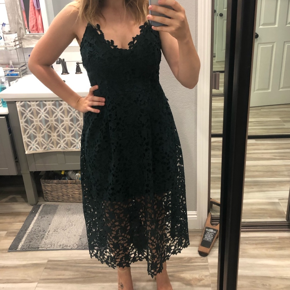 ASTR The Label: Lace Midi Dress